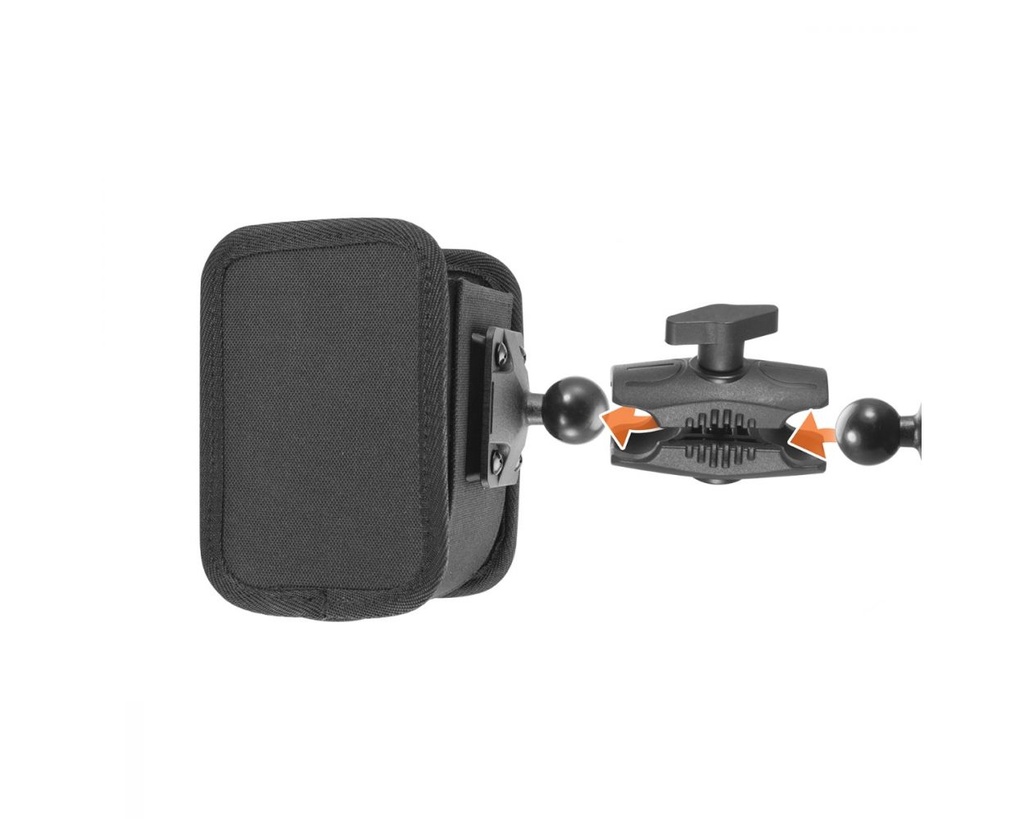 iBOLT Forklift Pillar Bracket/Mount w/Barcode Scanner Holder Tecpaq